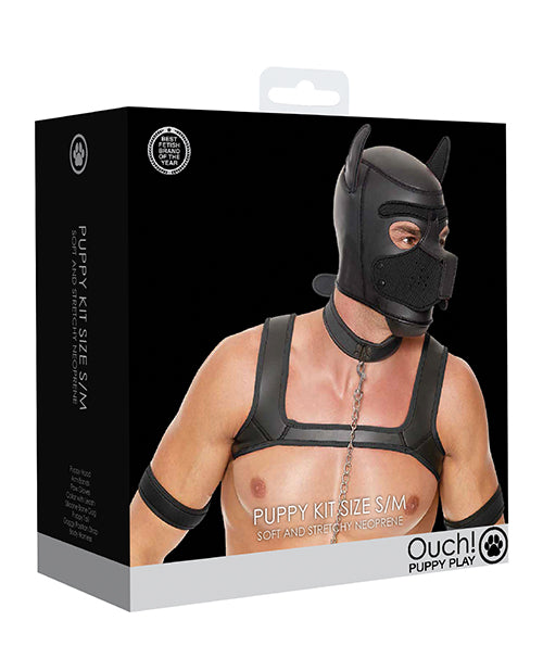 Ouch Shots Ouch Puppy Play Complete Kit - SM Black