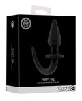 Ouch Shots Ouch Puppy Play Tail Butt Plug - Black
