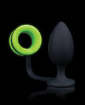 Ouch Shots Ouch Butt Plug w/Cock Ring - Glow in the Dark - Image 3