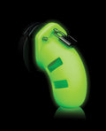 Ouch Shots Ouch 3.5" Model 20 Cock Cage - Glow in the Dark - Image 2