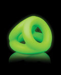 Ouch Shots Ouch Cock Ring & Ball Strap - Glow in the Dark - Image 3