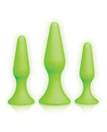 Ouch Shots Ouch Butt Plug Set - Glow in the Dark - Image 3