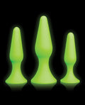 Ouch Shots Ouch Butt Plug Set - Glow in the Dark - Image 4