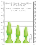 Ouch Shots Ouch Butt Plug Set - Glow in the Dark - Image 5