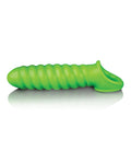 Ouch Shots Ouch Swirl Stretchy Penis Sleeve - Glow in the Dark - Image 2