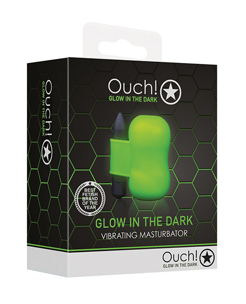 Ouch Shots Ouch Vibrating Masturbator - Glow in the Dark