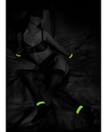 Ouch Shots Ouch Bed Bindings Restraint Kit - Glow in the Dark - Image 2