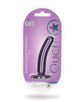Ouch Shots Ouch 5" Smooth G-Spot Dildo - Metallic Purple