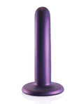 Ouch Shots Ouch 5" Smooth G-Spot Dildo - Metallic Purple - Image 3