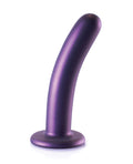Ouch Shots Ouch 6" Smooth G-Spot Dildo - Metallic Purple - Image 2
