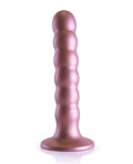 Ouch Shots Ouch 5" Beaded G-Spot Dildo - Rose Gold - Image 3