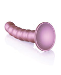 Ouch Shots Ouch 5" Beaded G-Spot Dildo - Rose Gold - Image 4
