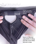 Ouch Shots Ouch Vibrating Strap On Boxer - Black XL/XXL - Image 5