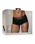 Ouch Shots Ouch Vibrating Strap On Brief - Black M/L