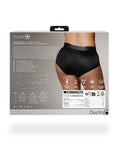 Ouch Shots Ouch Vibrating Strap On Brief - Black XL/XXL - Image 2