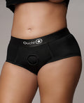 Ouch Shots Ouch Vibrating Strap On Brief - Black XL/XXL - Image 3