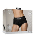 Ouch Shots Ouch Vibrating Strap On Brief - Black XS/S - Image 4