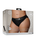 Ouch Shots Ouch Vibrating Strap On Hipster - Black XL/XXL - Image 3