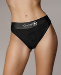 Ouch Shots Ouch Vibrating Strap On Hipster - Black XS/S - Image 3