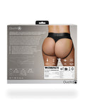 Ouch Shots Ouch Vibrating Strap On Thong w/Removable Rear Straps - Black XL/XXL - Image 2