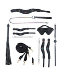 Ouch Shots Ouch! Venice Collection Bondage Kit w/Bag - Black/Iridescent - Image 4