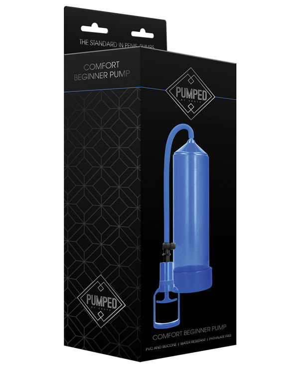 Pumped Shots Pumped Comfort Beginner Pump - Blue