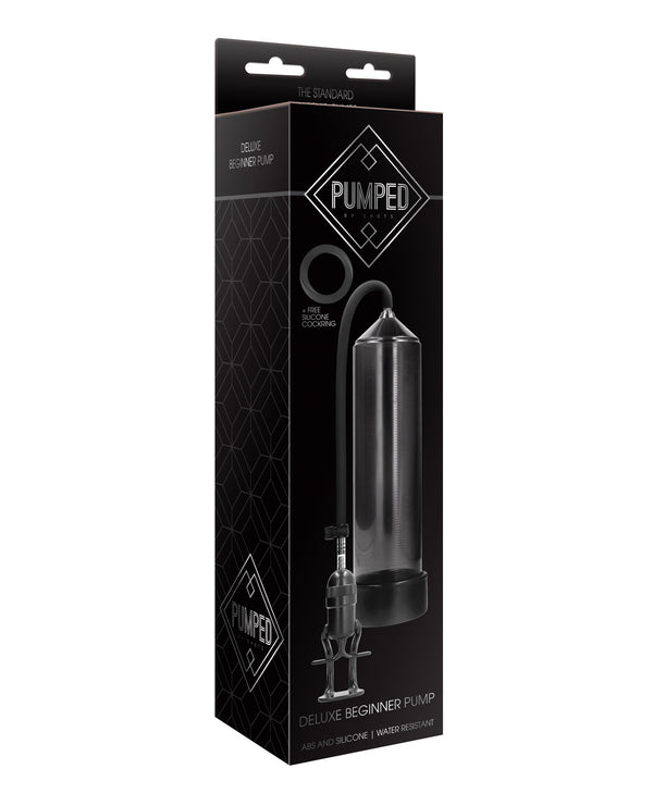 Pumped Shots Pumped Deluxe Beginner Pump - Black