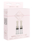 Pumped Shots Pumped Nipple Suction Set - Small Clear