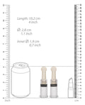 Pumped Shots Pumped Nipple Suction Set - Small Clear - Image 4