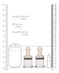 Pumped Shots Pumped Nipple Suction Set - Large Clear - Image 5