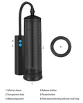 Pumped Shots Pumped Rechargeable Extreme Power Pump w/Free Silicone Cock Ring - Black - Image 5