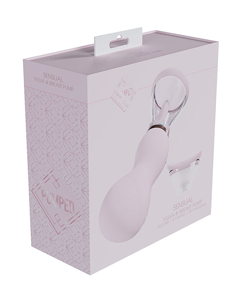 Shots Shots Pumped Sensual Rechargeable Vulva & Breast Pump - Pink