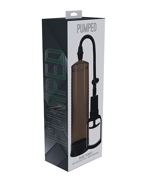Shots Shots Pumped Basic Pump 2 Water Resistant Penis Pump - Black