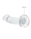 RealRock Shots RealRock Crystal Clear 7" Dildo - Transparent - Image 3