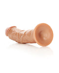 RealRock Shots RealRock Realistic 7" Curved Dildo - Tan - Image 4