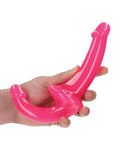 RealRock Shots RealRock 6" Strapless Strap On Glow in the Dark - Neon Pink - Image 5