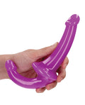 RealRock Shots RealRock 6" Strapless Strap On Glow in the Dark - Neon Purple - Image 5
