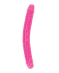 RealRock Shots RealRock 12" Double Dong Glow in the Dark - Neon Pink - Image 3