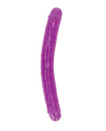 RealRock Shots RealRock 12" Double Dong Glow in the Dark - Neon Purple - Image 2