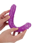 RealRock Shots RealRock 12" Double Dong Glow in the Dark - Neon Purple - Image 3