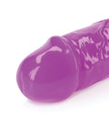 RealRock Shots RealRock 12" Double Dong Glow in the Dark - Neon Purple - Image 4