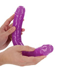 RealRock Shots RealRock 15" Double Dong Glow in the Dark - Neon Purple - Image 3