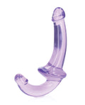 RealRock Shots RealRock Crystal Clear 6" Strapless Strap-On - Purple - Image 2