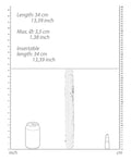 RealRock Shots RealRock Crystal Clear 13" Double Dildo - Transparent - Image 5