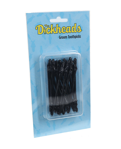 Shots Shots The Dickheads Groom Toothpicks - Black