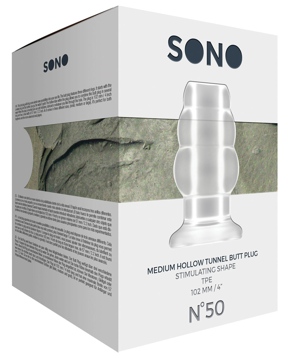 Sono Shots Sono Butt Plug - Medium Clear