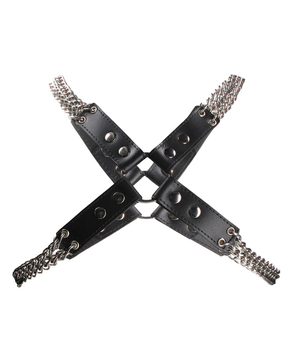 Ouch Uomo Shots Uomo Chain & Chain Harness - Black