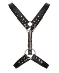 Ouch Uomo Shots Uomo Men's Harness w/Metal Bit - Black