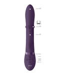 Vive Shots Vive Halo Up & Down Ring G-Spot Rabbit - Purple - Image 2