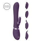 Vive Shots Vive Etsu Pulse G-Spot Rabbit w/Interchangeable Clitoral Attachments - Purple - Image 2